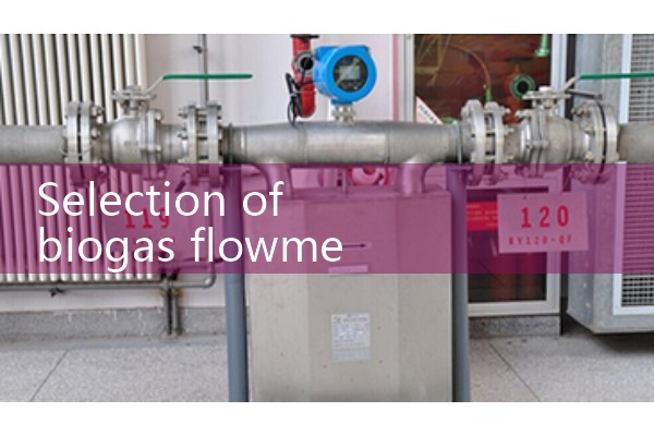 Selection of biogas flowmeter